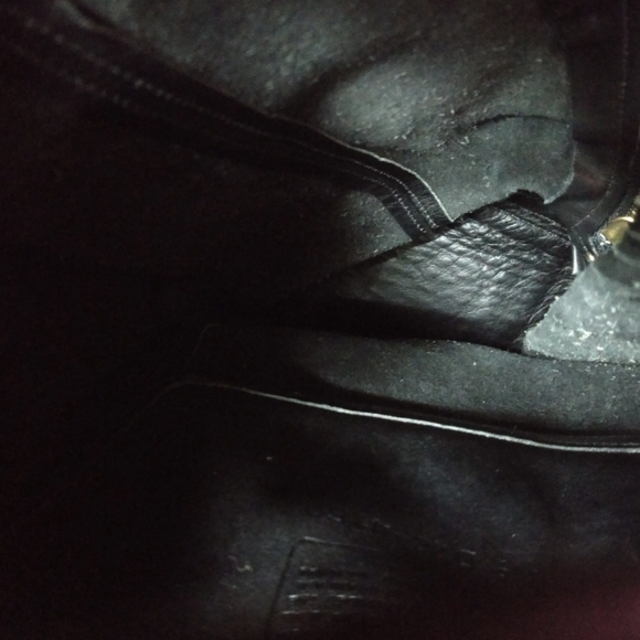 Vintage Legacy Black Coach Leather One Shoulder Backpack Made in USA D7C-4150 - Picture 8 of 9